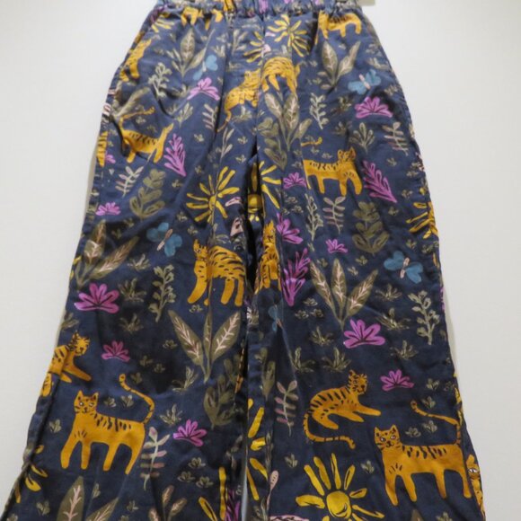 PRINCESS HIGHWAY X MODCLOTH Linen Blend Tiger Print Cropped Pull On Pants Size S - Picture 6 of 13